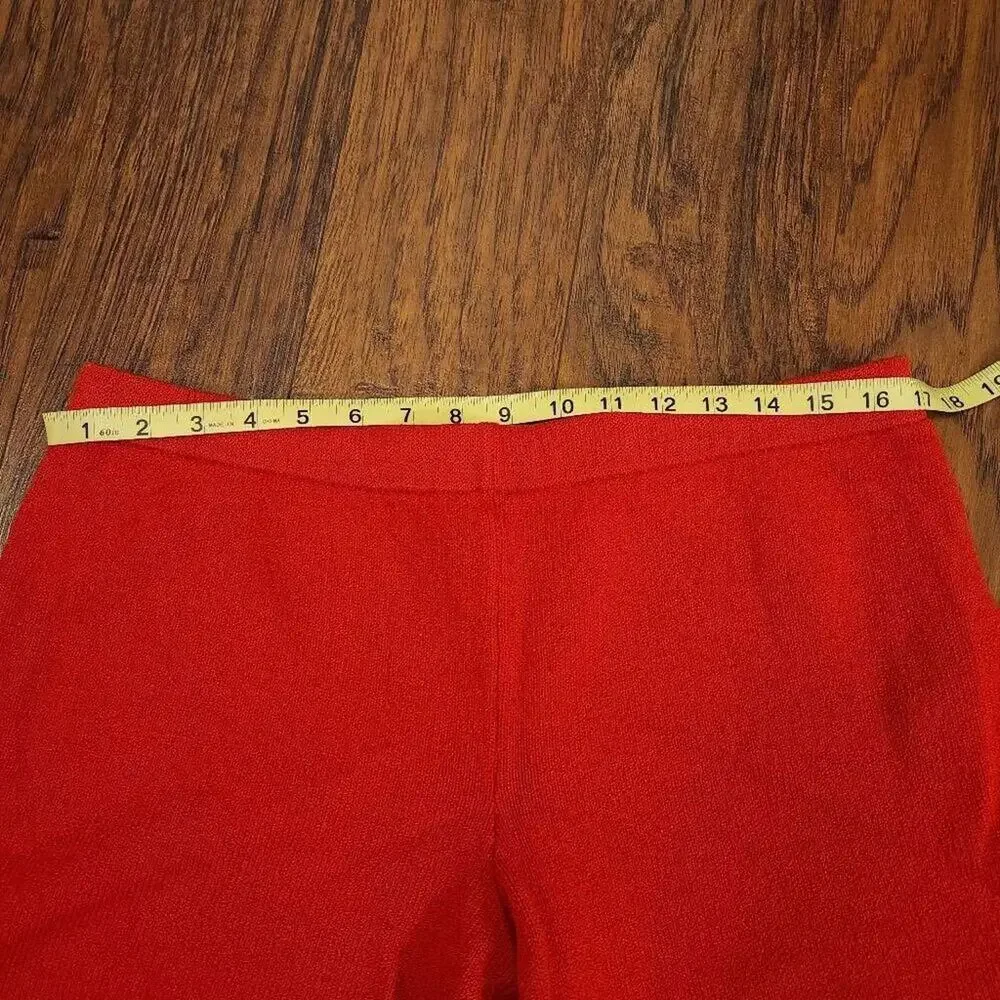 St. John Collection Santana Knit Cropped Pull-On Pants - Fits Large / 12
